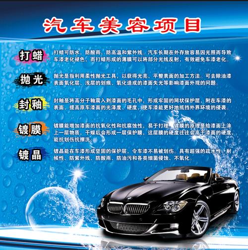 汽車美容項目展板平面廣告素材免費下載(圖片編號:5408447)-六圖網